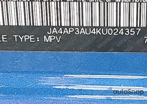 2019 Mitsubishi Outlander Sport 2.0 Le z USA, uszkodzony, nr VIN JA4AP3AU4KU024357